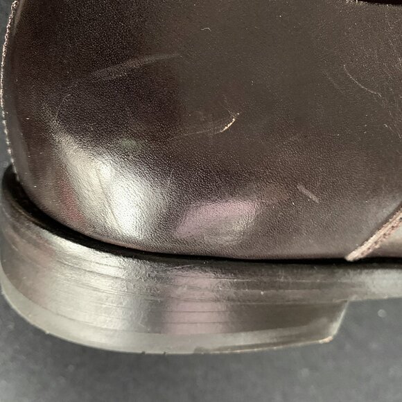 Brooks Brothers Men's "Carnegie" Dark Brown Lace Up Oxford Dress Shoes Size:12 - Picture 9 of 13